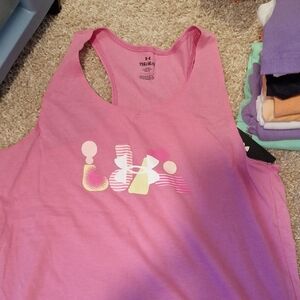 Under Armour Pink Graphic Tank